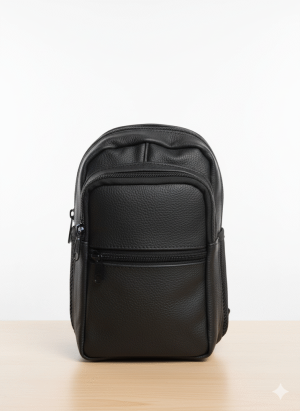 pechera negra para hombre tipo mochila | Maride