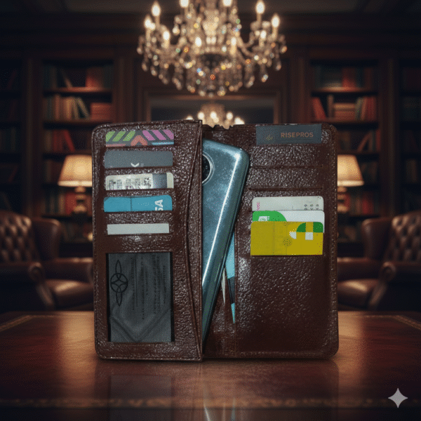 billetera porta celular