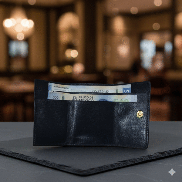 FOTO OF 3 Cartera doble con monedero incluido