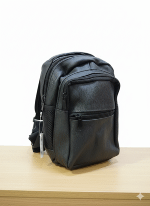 pechera negra para hombre tipo mochila | Maride