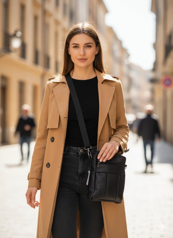 Bolso de Hombro de Piel Genuina | Elegancia y Estilo