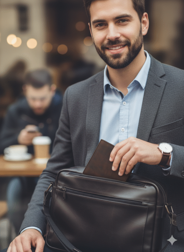 Cartera de Piel de Vaca "Crazy"| Vintage