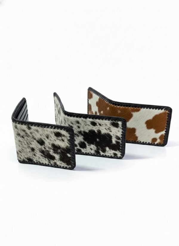 Cartera para hombre de piel Pelo de Res| Elegante